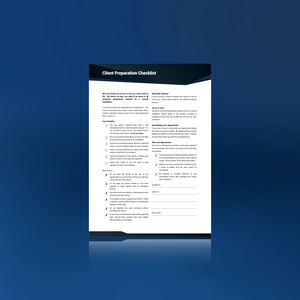 Client Preparation Checklist
