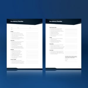 Pre-Delivery Checklist