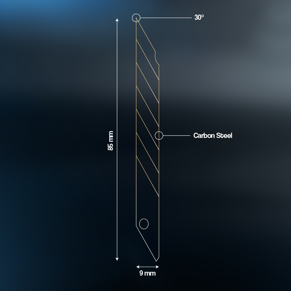 Carbon Steel Blades - Pack of 100